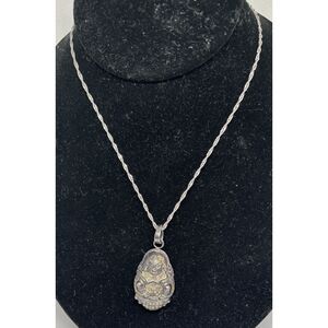 Sterling and Diamonds Happy Buddha